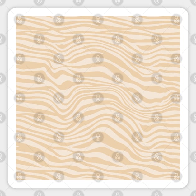 Wavy Lines Seamless Pattern Sticker by SoloSeal